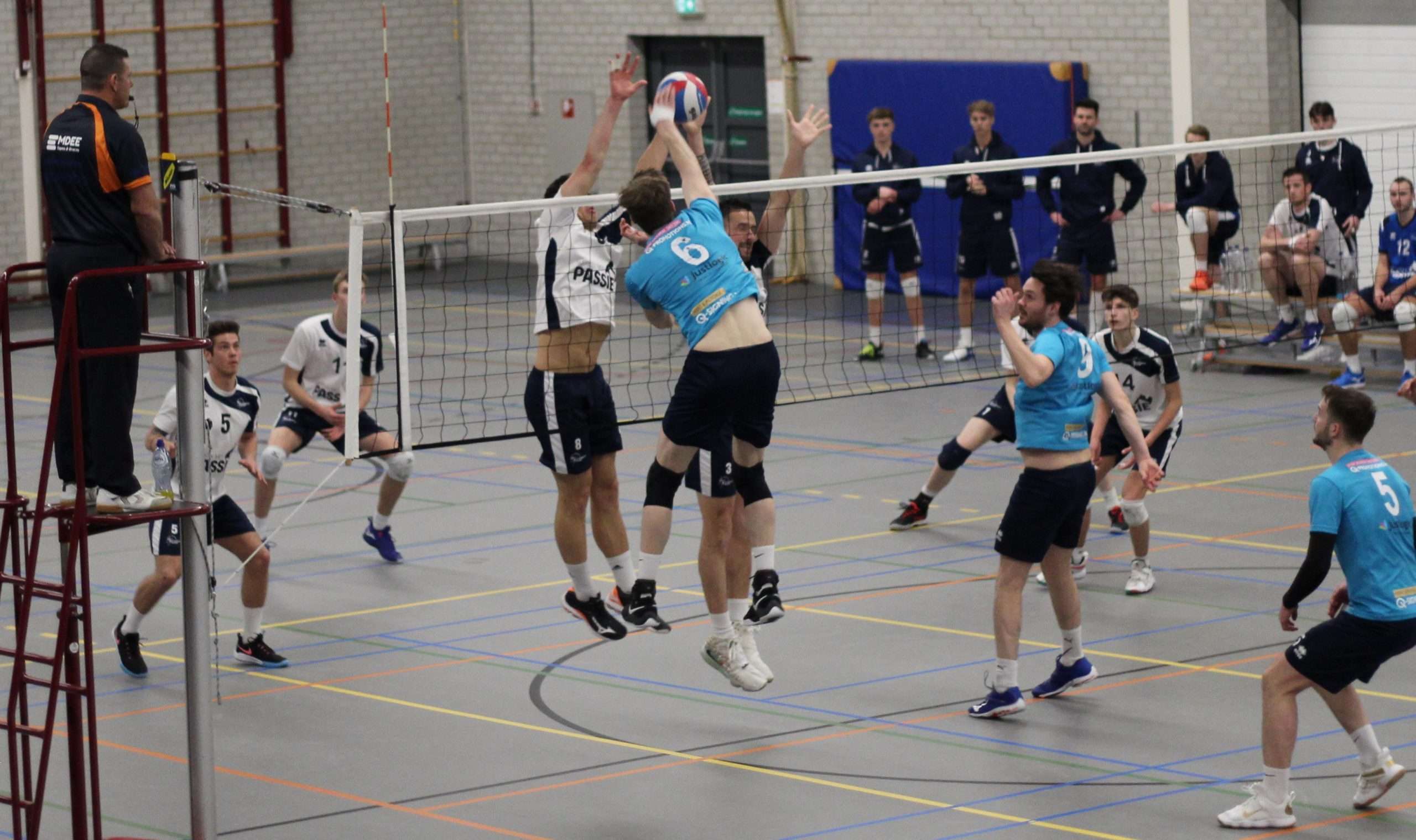 Volley Tilburg Heren 1 verliest ook in eigen huis Sliedrecht