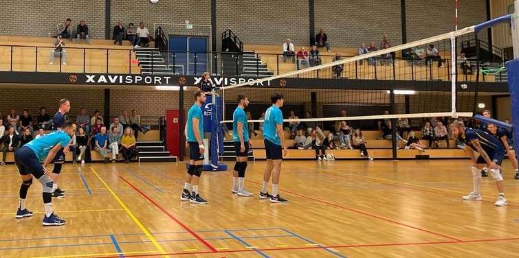 Eerste driepunter voor Volley Tilburg heren 1
