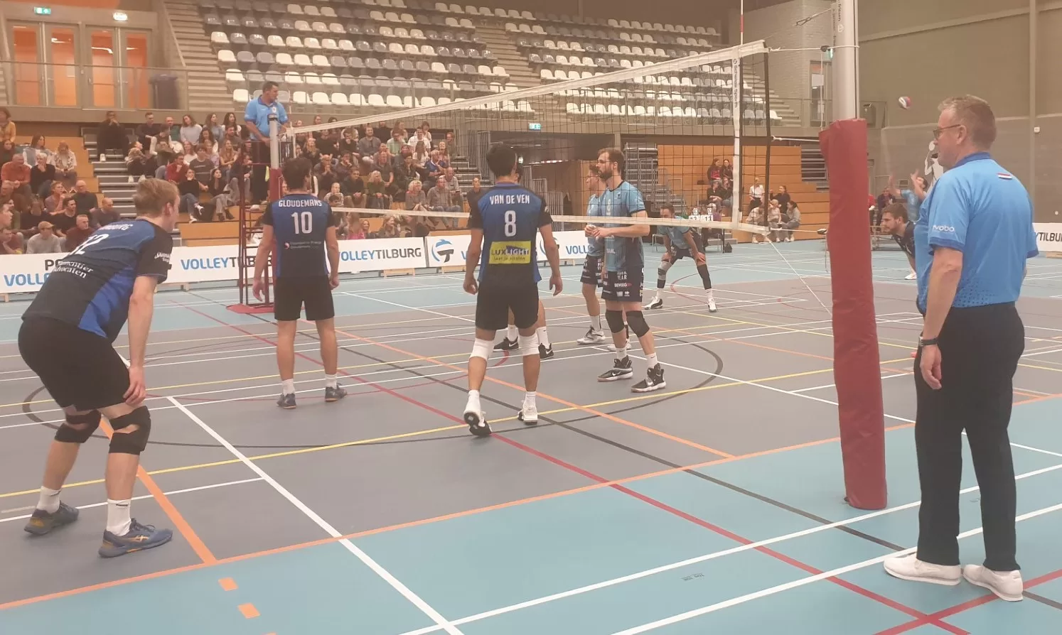 Volley Tilburg op tijd weer bij de les
